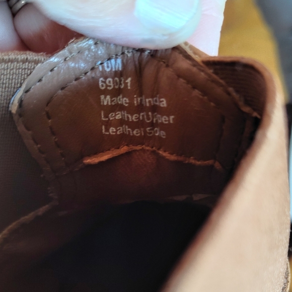 Roolee Brown Leather Ankle Boots Women's Size 10 - Picture 8 of 12